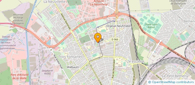 localisation de l'entreprise AGENCE RABAH MEKHALDI  REIMS