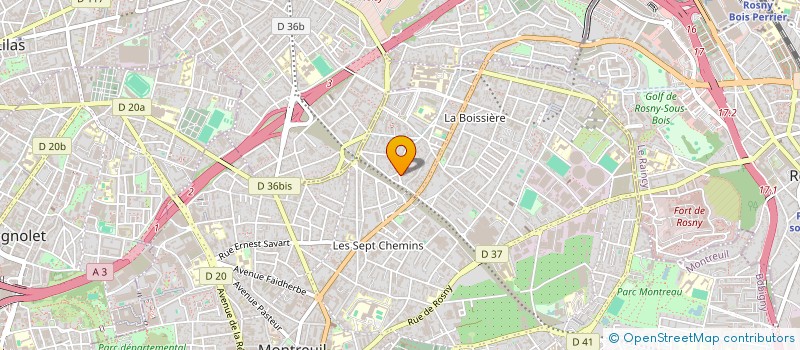 localisation de l'entreprise AGENCE RAMSES à MONTREUIL