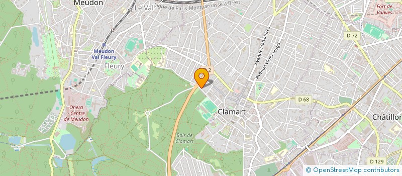 localisation de l'entreprise AGENCE RARE à CLAMART