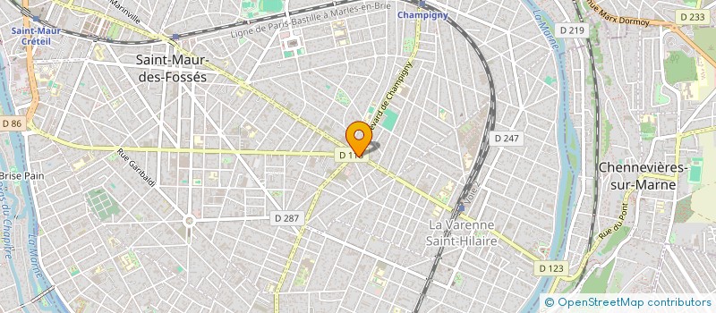 localisation de l'entreprise AGENCE RASLE  LES QUATRE CHEMINS à SAINT-MAUR-DES-FOSSES
