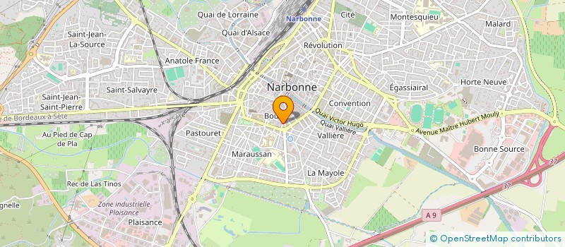 localisation de l'entreprise AGENCE RAYSSAC  NARBONNE