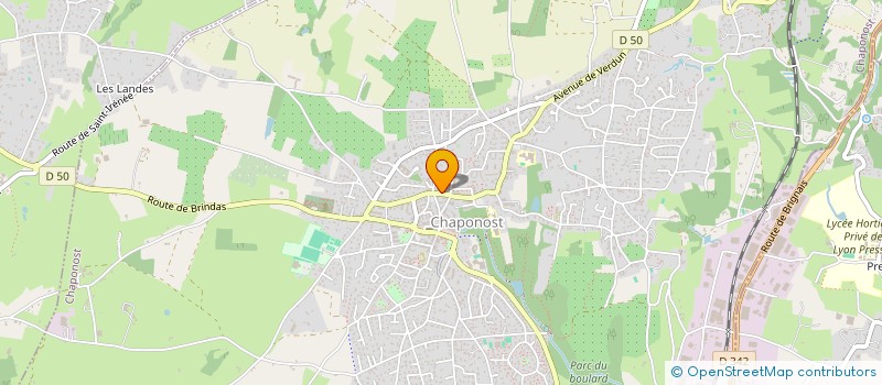 localisation de l'entreprise AGENCE REG DE TRANSACTIONS IMMOBILIERES  CHAPONOST