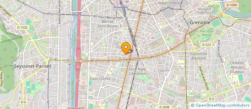 localisation de l'entreprise AGENCE REGARD  GRENOBLE