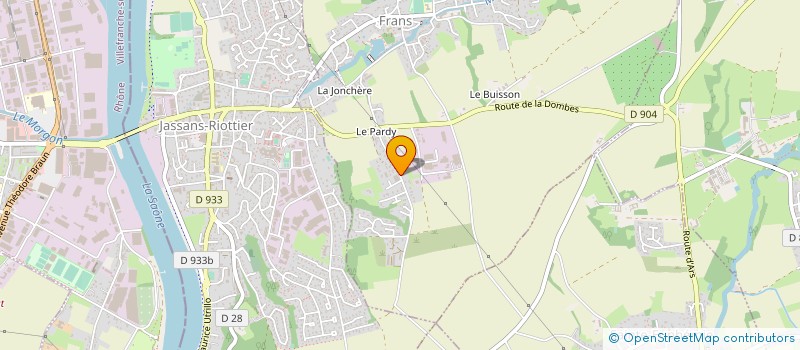 localisation de l'entreprise AGENCE REGIONALE D ENTRETIEN ET SERVICES à FRANS