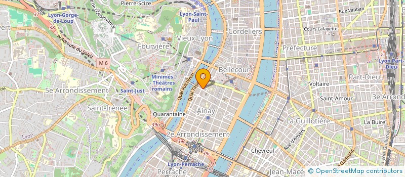 localisation de l'entreprise AGENCE REGIONALE D ETHNOLOGIE  LYON