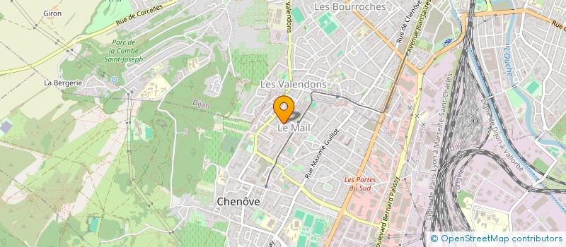 localisation de l'entreprise AGENCE REGIONALE DES MATERIAUX à CHENOVE