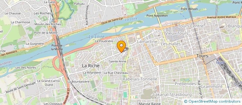 localisation de l'entreprise AGENCE RELIEFS  TOURS