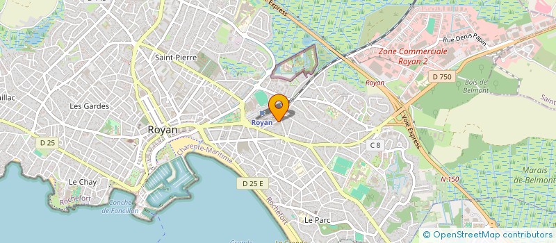 localisation de l'entreprise AGENCE RENCONTRES-LOISIRS  ROYAN