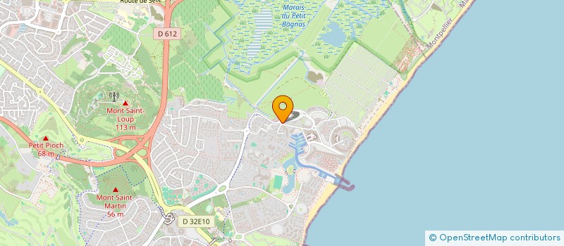 localisation de l'entreprise AGENCE RENE OLTRA  AGDE