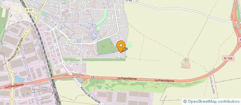 localisation de l'entreprise AGENCE RENOVATION INTERIEURE  COMBS-LA-VILLE