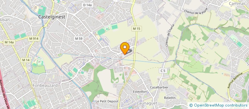 localisation de l'entreprise AGENCE RENOVDECO  CASTELGINEST