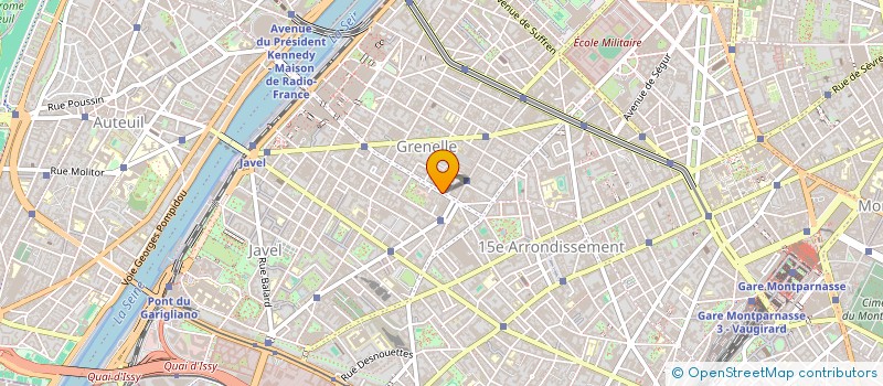 localisation de l'entreprise AGENCE REPERES COMMUNICATION  PARIS