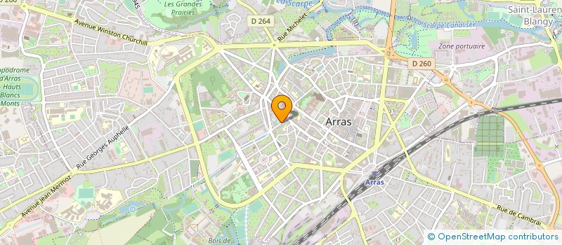 localisation de l'entreprise AGENCE REPI à ARRAS