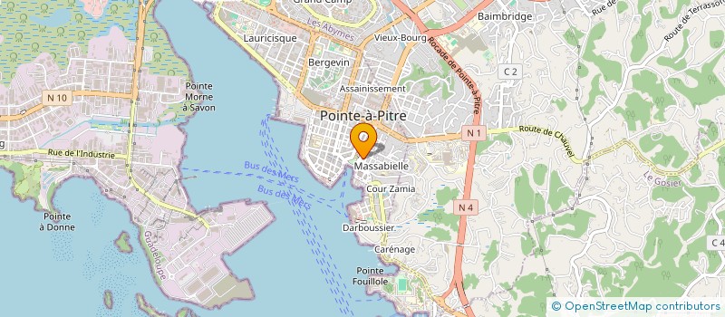 localisation de l'entreprise AGENCE REPRESEN PUBLICI PROMOT à POINTE-A-PITRE