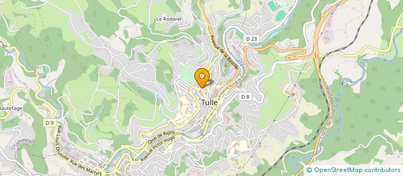 localisation de l'entreprise AGENCE REPRO 19  TULLE