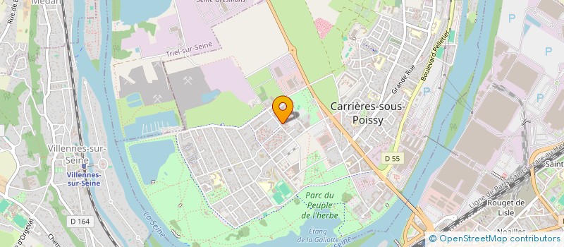 localisation de l'entreprise AGENCE RETAIL STOCK  CARRIERES-SOUS-POISSY