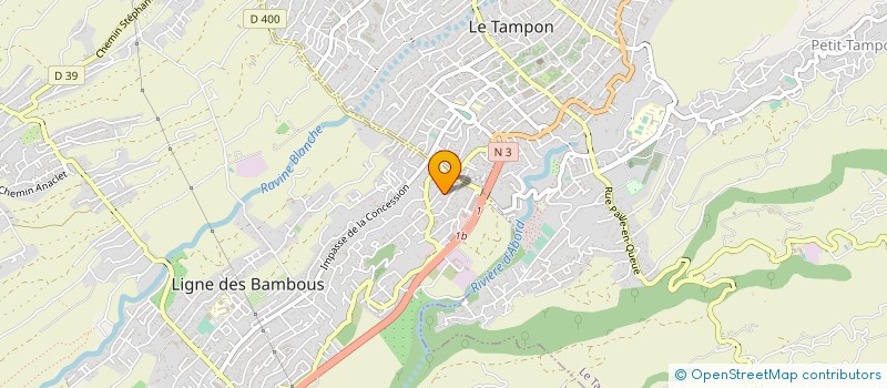 localisation de l'entreprise AGENCE REUNIONNAISE POUR LEMPLOI, LA FORMATION PROFESSIONNELLE ET L'INSERTION à SAINT-PIERRE