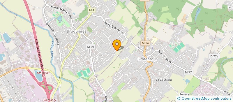 localisation de l'entreprise AGENCE REUSSIR à BRUGUIERES
