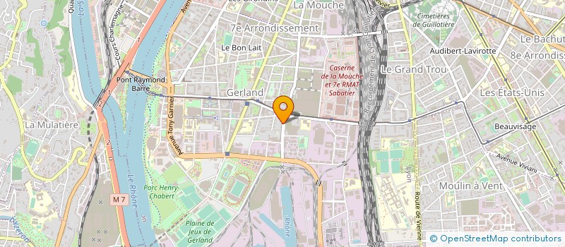 localisation de l'entreprise AGENCE RHODANIENNE DE SECURITE à LYON
