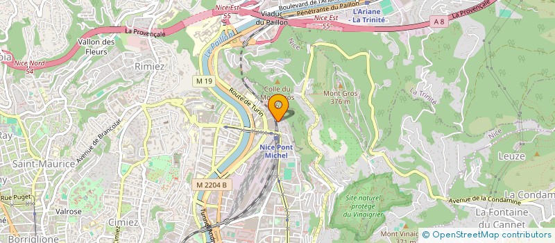 localisation de l'entreprise AGENCE RIGHT à NICE