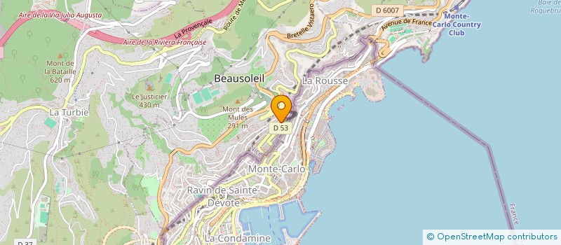 localisation de l'entreprise AGENCE RISANI à BEAUSOLEIL