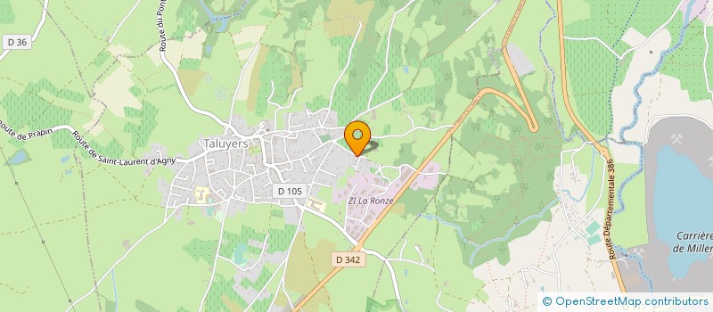 localisation de l'entreprise AGENCE RIVOIRELLE à TALUYERS