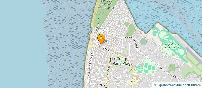 localisation de l'entreprise AGENCE ROBERVAL à LE TOUQUET-PARIS-PLAGE