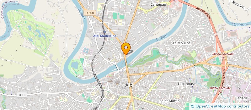 localisation de l'entreprise AGENCE RONTET SUD OUEST à ALBI