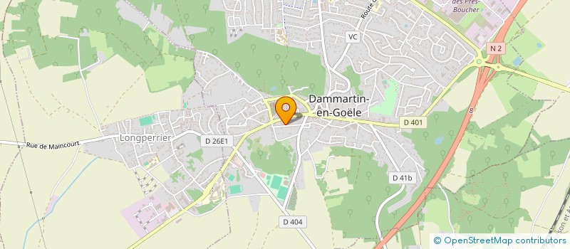 localisation de l'entreprise AGENCE ROUSSEAU  DAMMARTIN-EN-GOELE