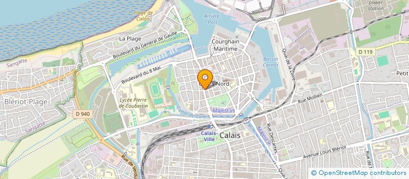 localisation de l'entreprise AGENCE ROYALE  CALAIS