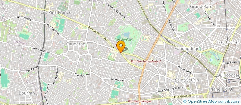 localisation de l'entreprise AGENCE SACHA IMMOBILIER à BORDEAUX