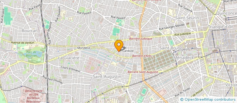localisation de l'entreprise AGENCE SAGOT REPRESENTATION à BORDEAUX