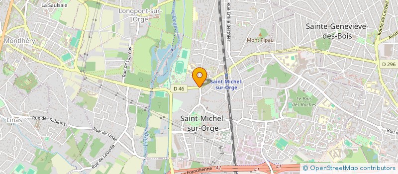 localisation de l'entreprise AGENCE SAINT-MICHEL à SAINT-MICHEL-SUR-ORGE