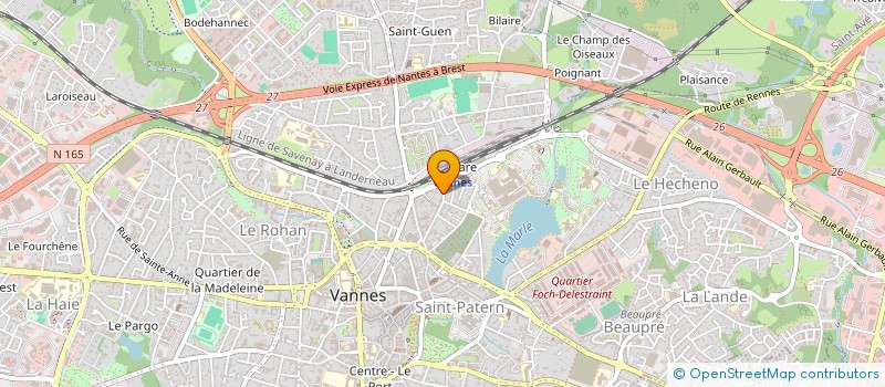 localisation de l'entreprise AGENCE SARZEAU IMMOBILIER à VANNES