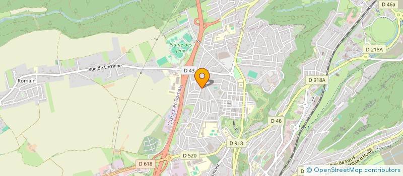 localisation de l'entreprise AGENCE SATELLITE à LONGWY
