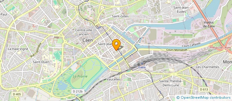 localisation de l'entreprise AGENCE SCHNEIDER à CAEN