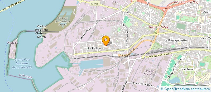 localisation de l'entreprise AGENCE SEBASTIEN PELLEREAU à LA ROCHELLE