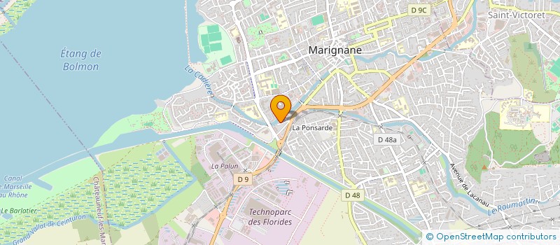 localisation de l'entreprise AGENCE SECURITE 13 à MARIGNANE