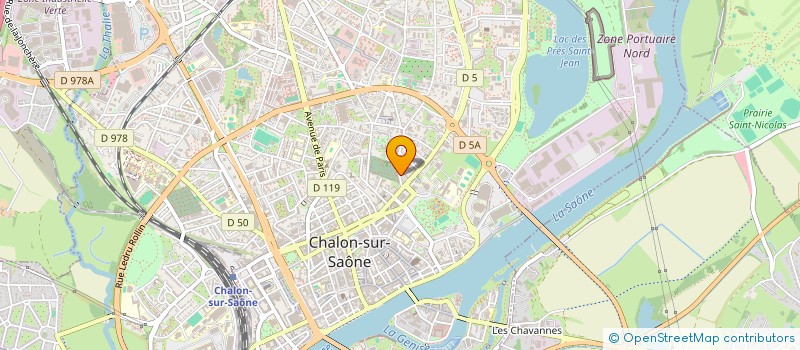localisation de l'entreprise AGENCE SECURITE PRIVEE DOG SURVEILLANCE à CHALON-SUR-SAONE