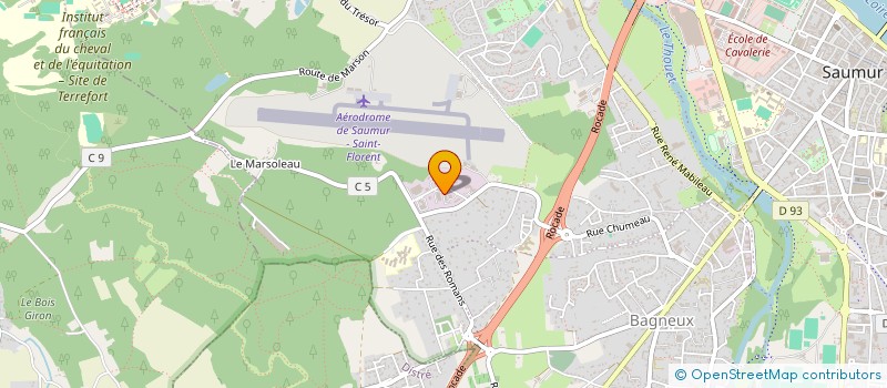 localisation de l'entreprise AGENCE SENSORI'ELLE COMMUNICATION  SAUMUR