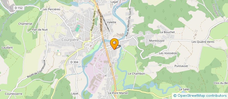 localisation de l'entreprise AGENCE SEPIA à COURPIERE