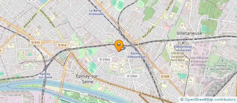 localisation de l'entreprise AGENCE SERVICE A LA PERSONNE à EPINAY-SUR-SEINE