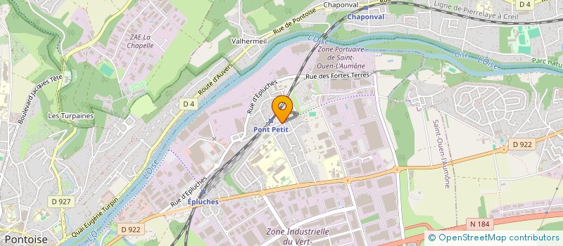 localisation de l'entreprise AGENCE SERVICE PLUS à ST OUEN L AUMONE