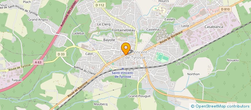 localisation de l'entreprise AGENCE SERVICES & CO à SAINT-VINCENT-DE-TYROSSE