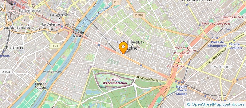 localisation de l'entreprise AGENCE SERVICES CONTAINERS -ASECO à NEUILLY-SUR-SEINE