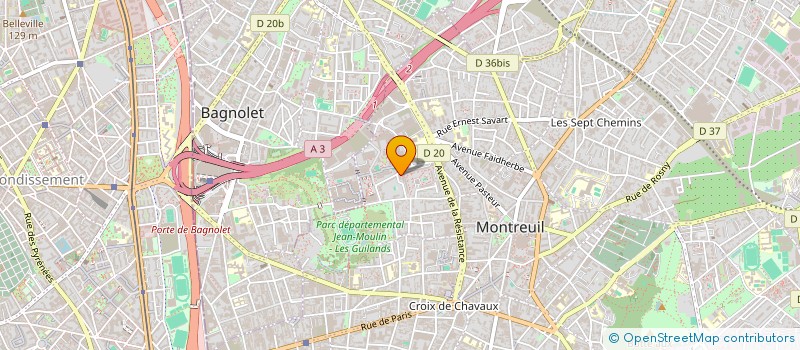 localisation de l'entreprise AGENCE SERVICES DE BATIMENTS à MONTREUIL