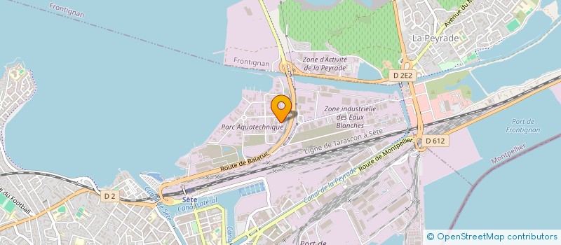 localisation de l'entreprise AGENCE SETE TAXI à SETE