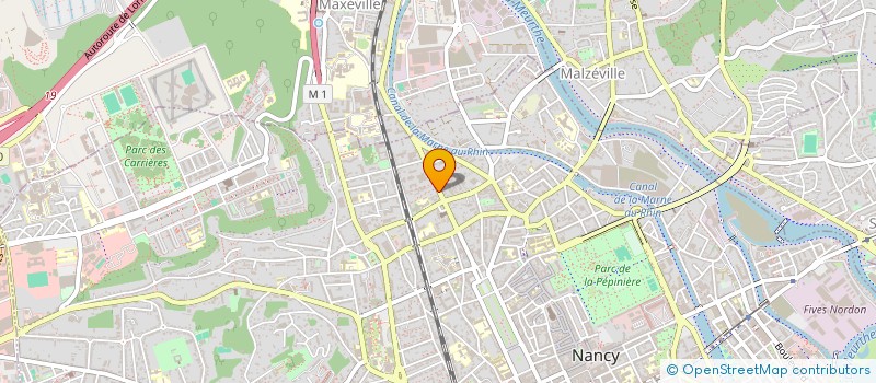 localisation de l'entreprise AGENCE SH  NANCY