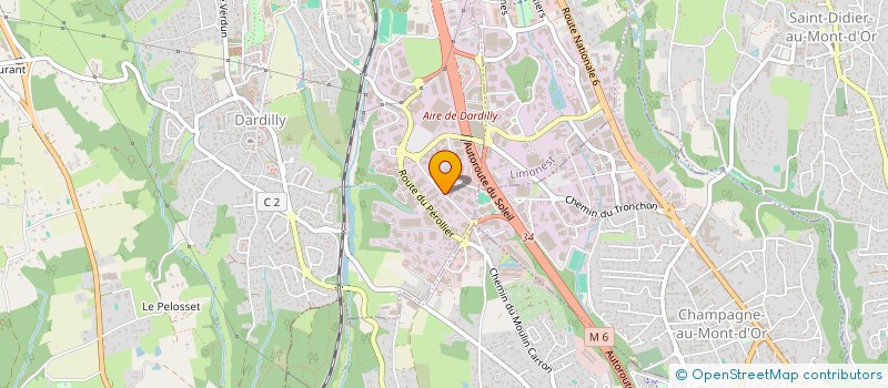 localisation de l'entreprise AGENCE SIMAX  DARDILLY