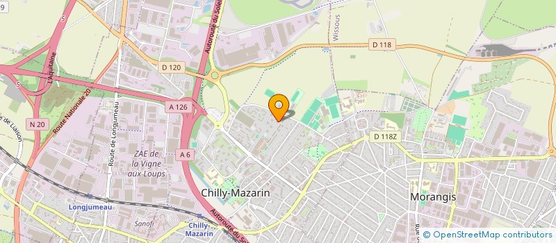 localisation de l'entreprise AGENCE SLY à CHILLY-MAZARIN